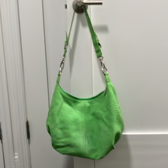 Y2K Vintage Bergē Snakeskin Pattern Leather Purse - Picture 4 of 14